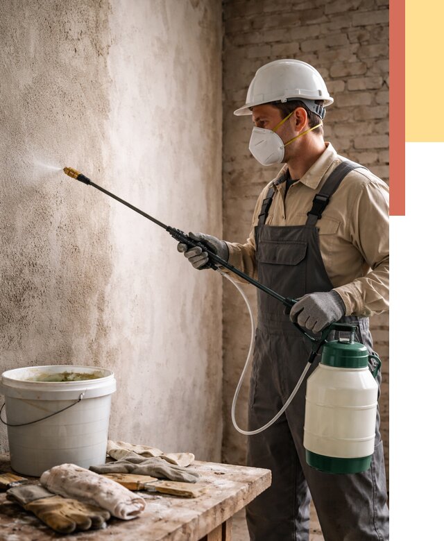 Антисептическая обработка стен в Киселевске от 1234 руб. — быстро и недорого | ОТДЕЛОЧНИК-Кис