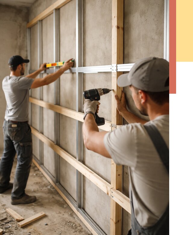 Устройство обрешетки под панели в Киселевске от 2159 руб. — монтаж под ключ | ОТДЕЛОЧНИК-Кис