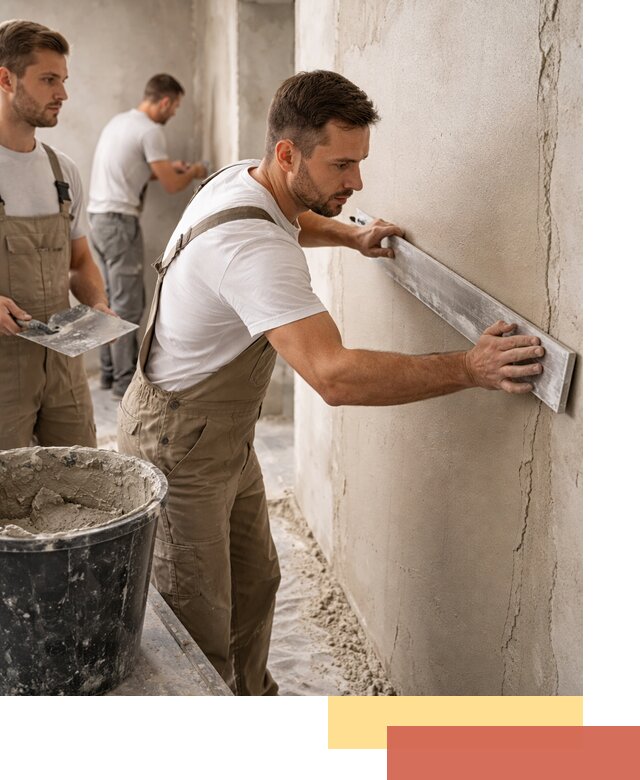 Штукатурка стен без маяков в Киселевске быстро и качественно