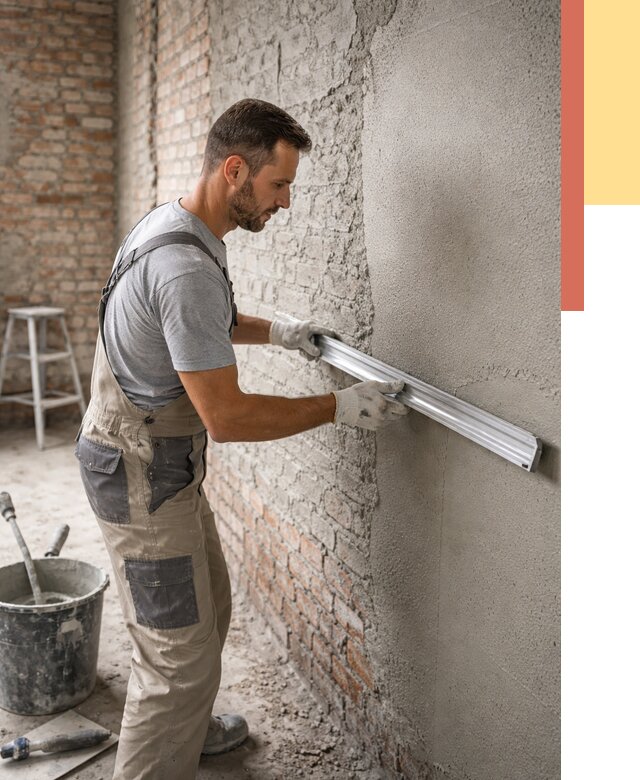 Штукатурка кирпичных стен в Киселевске от 4626 руб/м2 — быстро и недорого | ОТДЕЛОЧНИК-Кис