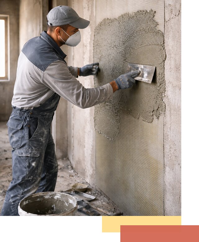 Штукатурка стен по сетке в Киселевске под ключ качественно и быстро