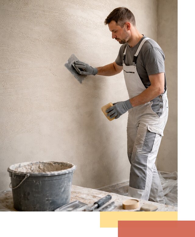 Декоративная штукатурка травертин в Киселевске для стен и потолков