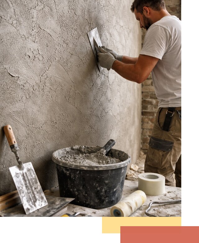 Декоративная штукатурка лофт в Киселевске — отделка стен и потолков