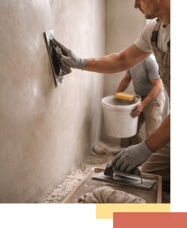 Нанесение марокканской штукатурки таделакт в Киселевске