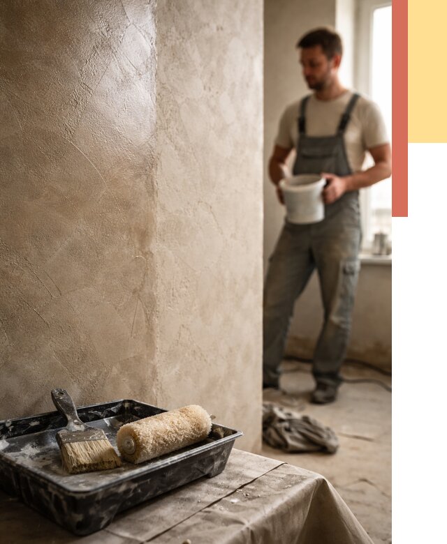 Нанесение воска на штукатурку в Киселевске от 3598 руб. | Услуги ОТДЕЛОЧНИК-Кис