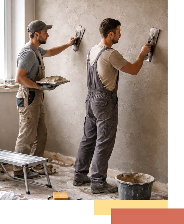 Ремонт декоративной штукатурки и восстановление фактуры в Киселевске