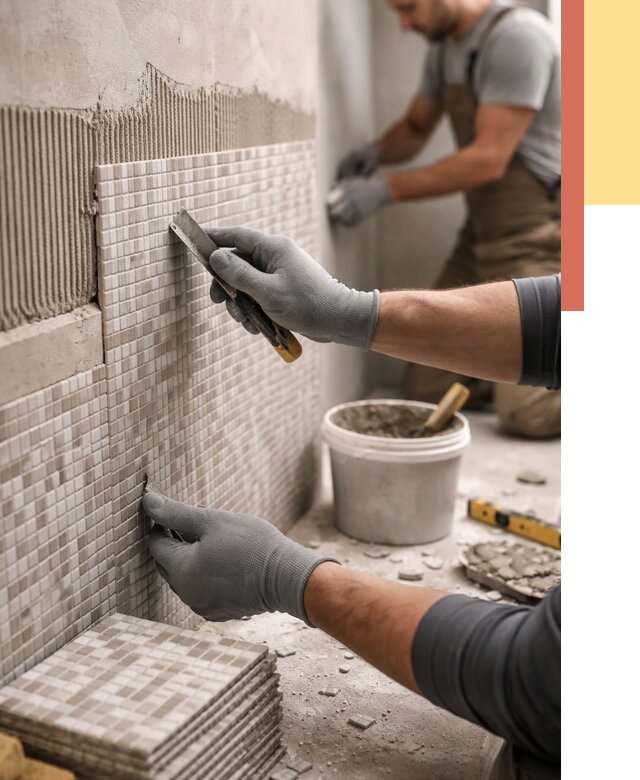 Облицовка стен мозаикой в Киселевске от 3290 руб/м2 — укладка мозаики на стены | ОТДЕЛОЧНИК-Кис