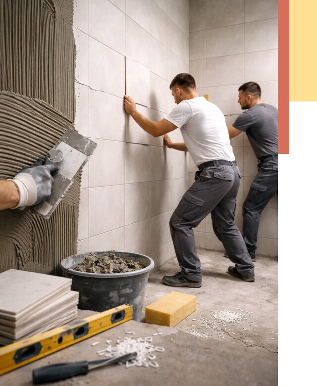 Укладка плитки на стены в Киселевске от 874 руб. — качественно и недорого | ОТДЕЛОЧНИК-Кис