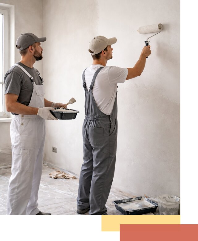 Покраска стен водоэмульсионной краской в Киселевске