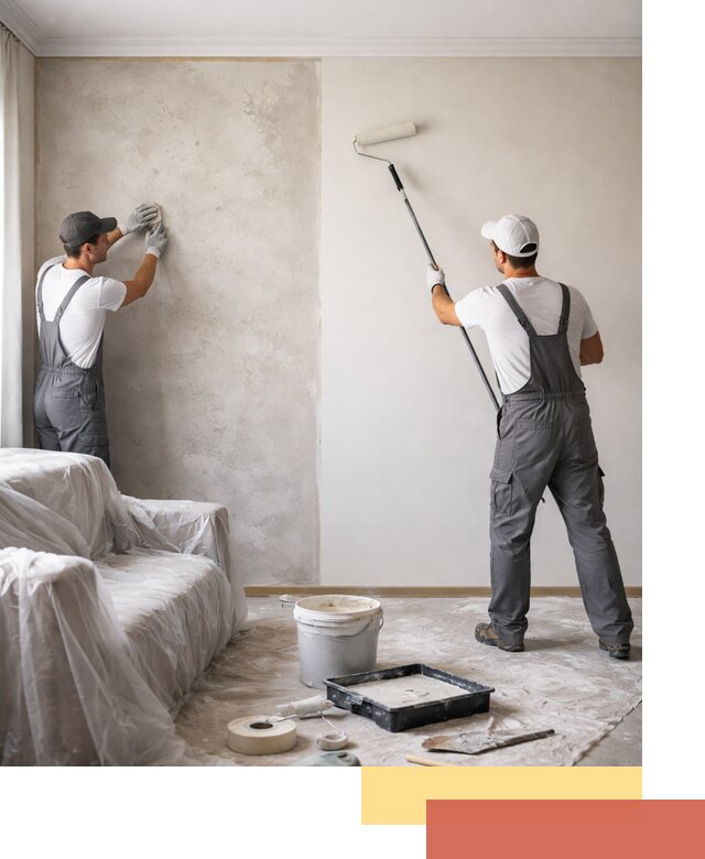 Покраска стен антивандальной краской в Киселевске