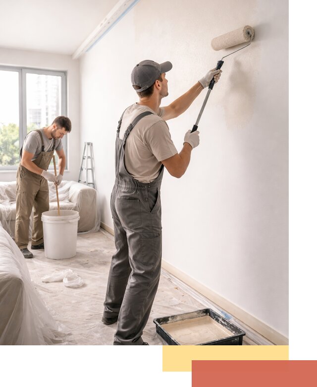 Покраска стен в офисе в Киселевске — быстрый и качественный ремонт