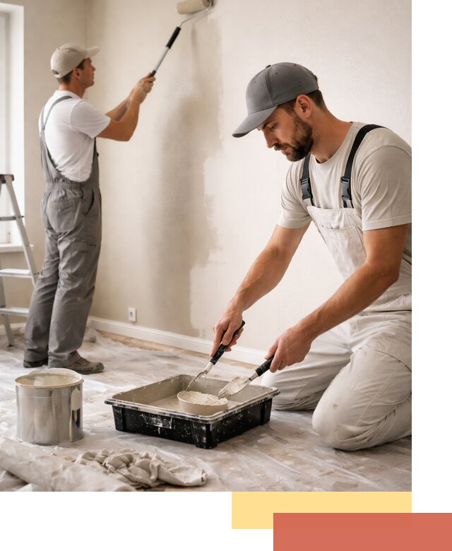 Покраска стен в квартире в Киселевске — профессионально и аккуратно