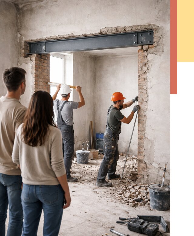 Усиление проема в стене в Киселевске от 9767 руб. — усиление дверного проема металлоконструкцией | ОТДЕЛОЧНИК-Кис