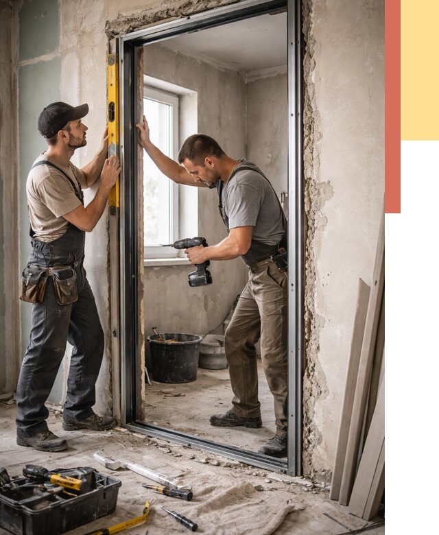 Закладка дверного проема в Киселевске от 3598 руб. — быстро и недорого | ОТДЕЛОЧНИК-Кис