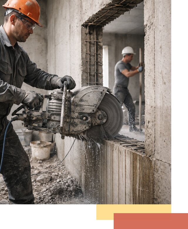 Алмазная резка проемов в Киселевске быстро и точно