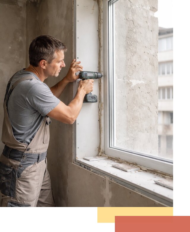 Монтаж гипсокартонных откосов в Киселевске под ключ