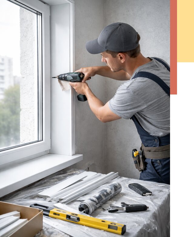 Установка пластиковых откосов в Киселевске от 2313 руб. | ОТДЕЛОЧНИК-Кис монтаж, быстро и недорого