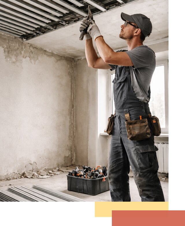 Демонтаж реечного потолка в Киселевске быстро и аккуратно