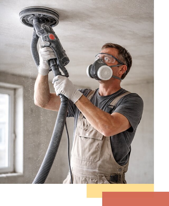 Шлифовка потолка в Киселевске — качественная подготовка под отделку