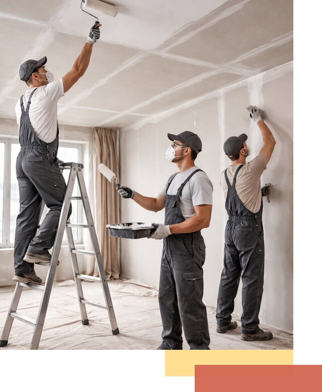 Покраска потолка из гипсокартона в Киселевске качественно и недорого